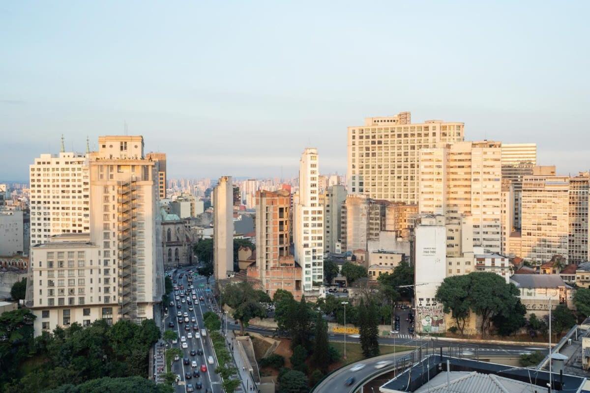 Appartamento Studio Redecorado No Bela Vista Com Sacada E Lazer Apm1205 San Paolo Esterno foto